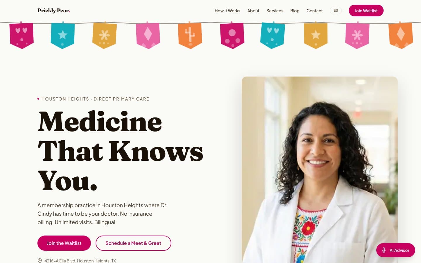 Prickly Pear Family Medicine — built by Blynk Studio